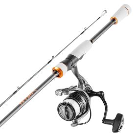 Rod and Fishing Reel Combo, IM7 Carbon Fiber Spinning Rod and Reel Combo, Bass Fishing Pole with 7 ft Two-Piece Rods, 7+1 Ball Bearings, EVA Hand
