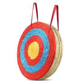 Archery Target, 5 Layers 20" Arrow Target, Traditional Solid Straw Round Archery Target Shooting Bow, Hand-Made Arrows Target