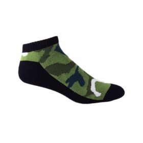 Camouflage Low Cut Socks (Pack: 1-Pack, Color: Green)