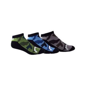 Camouflage Low Cut Socks (Pack: 3-Pack, Color: Multi-Color)