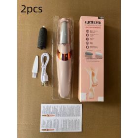 Electric Foot Grinder Foot Peeling Machine Foot Repair Tool (Option: Toothpaste Box Pink 2pcs)